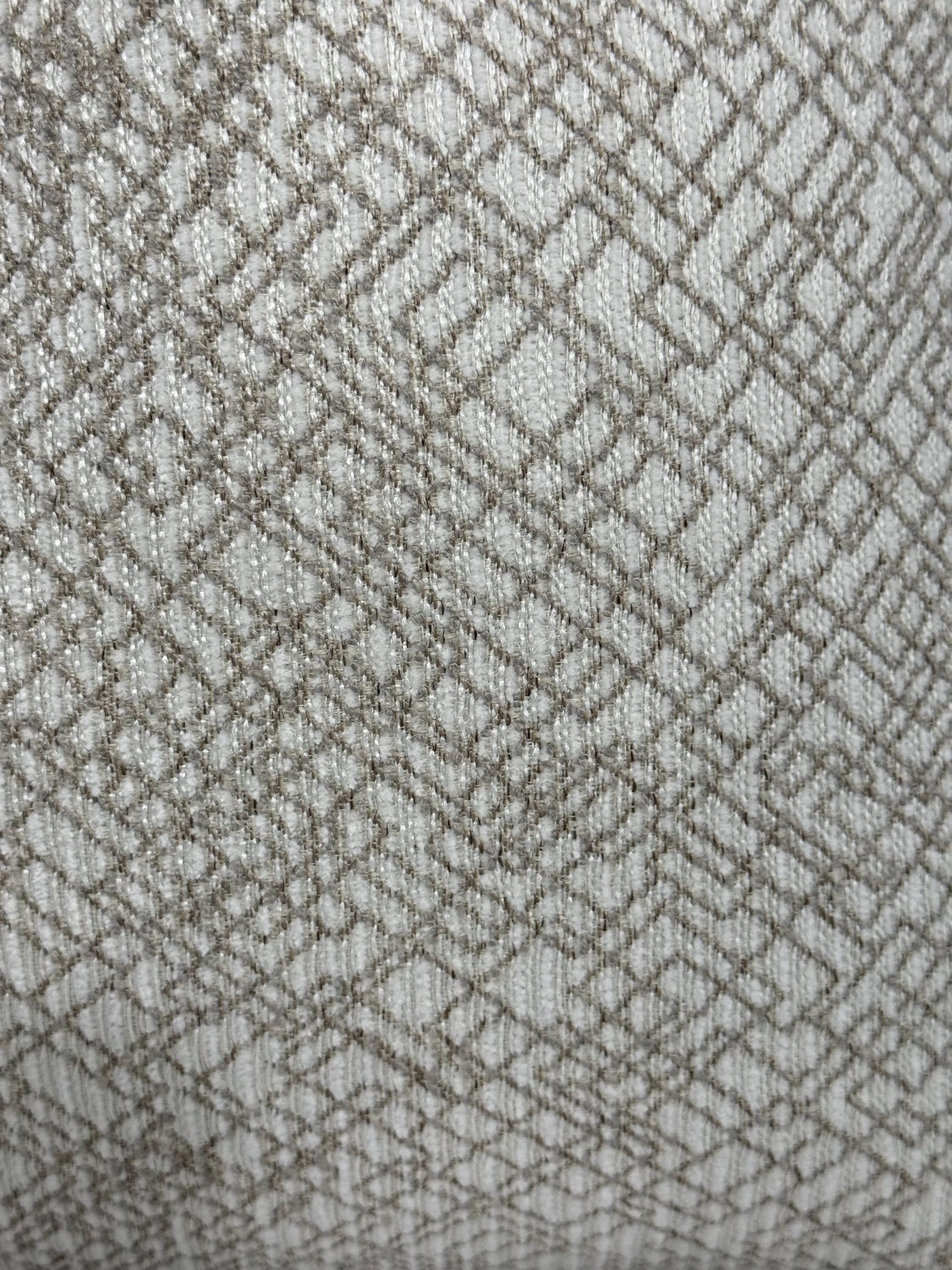 Textured Geometric Pillow Cover: Beige & Gray, Modern Minimalist
