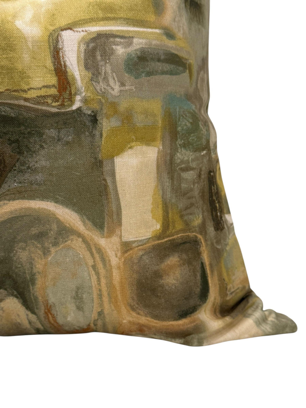 Abstract Pillow Cover, Modern Earth Tone Throw Pillow, Olive Green Decorative Cushion, Verdant Stone Modern Pillow Cover, Neutral Art Pillow