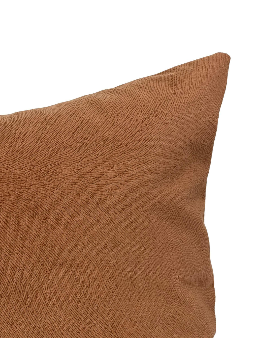 Rust Velvet Pillow Cover, Terracotta Burnt Orange Cushion, Handmade USA