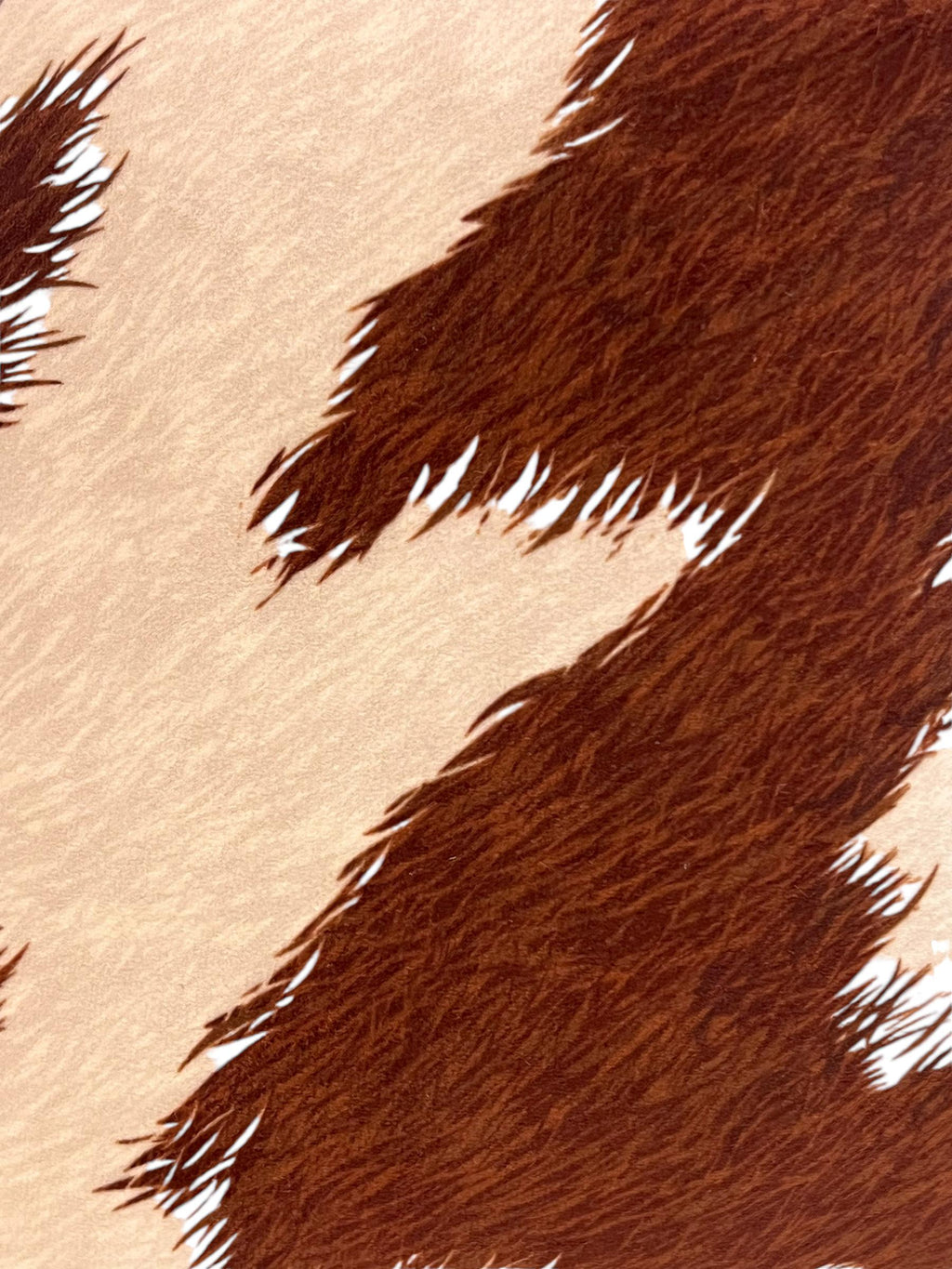 Cowhide Pillow Cover Set, Copper Velvet, USA Handmade