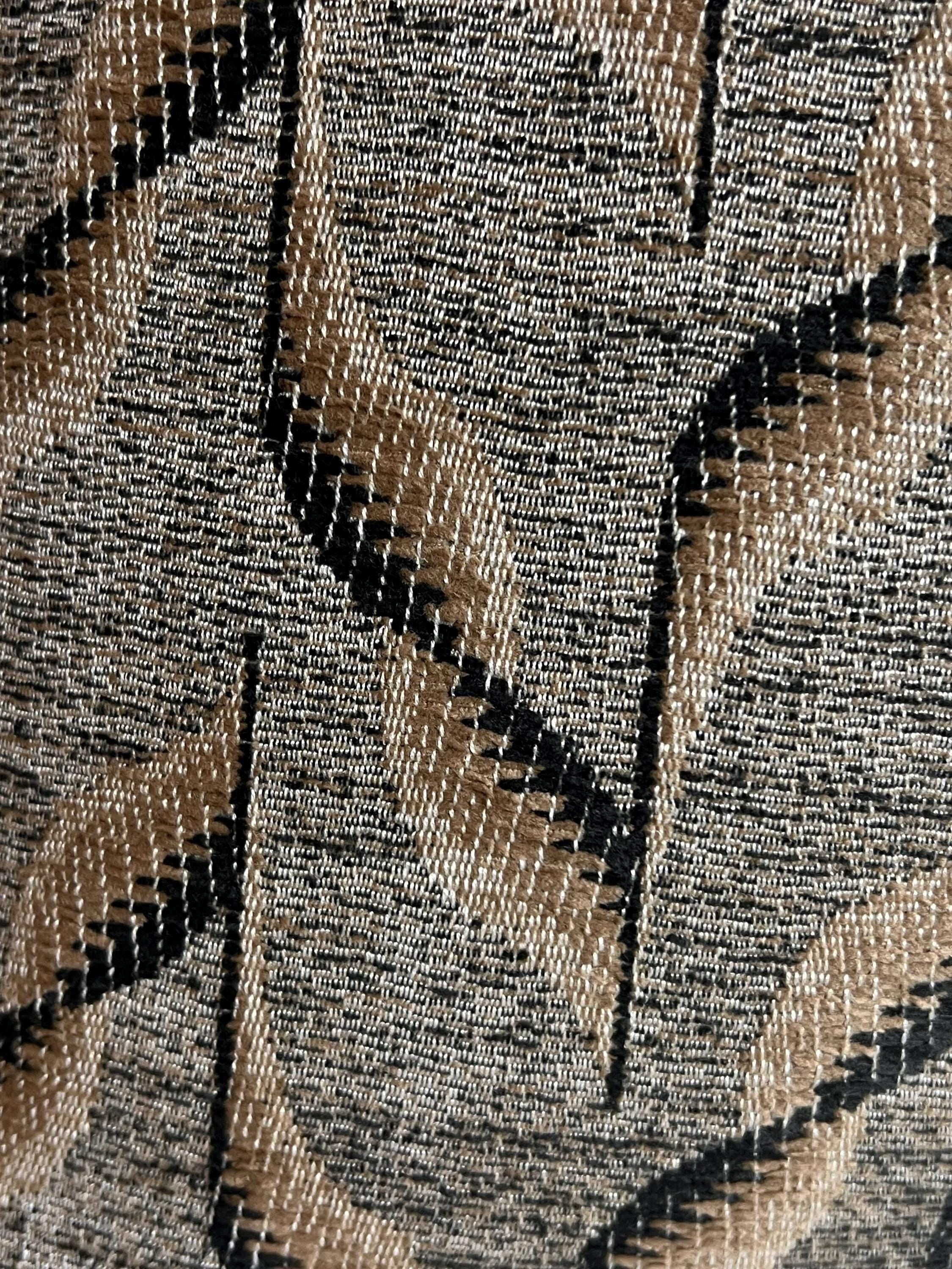 Geometric Woven Pillow Cover, Earth Tones, Handmade in USA
