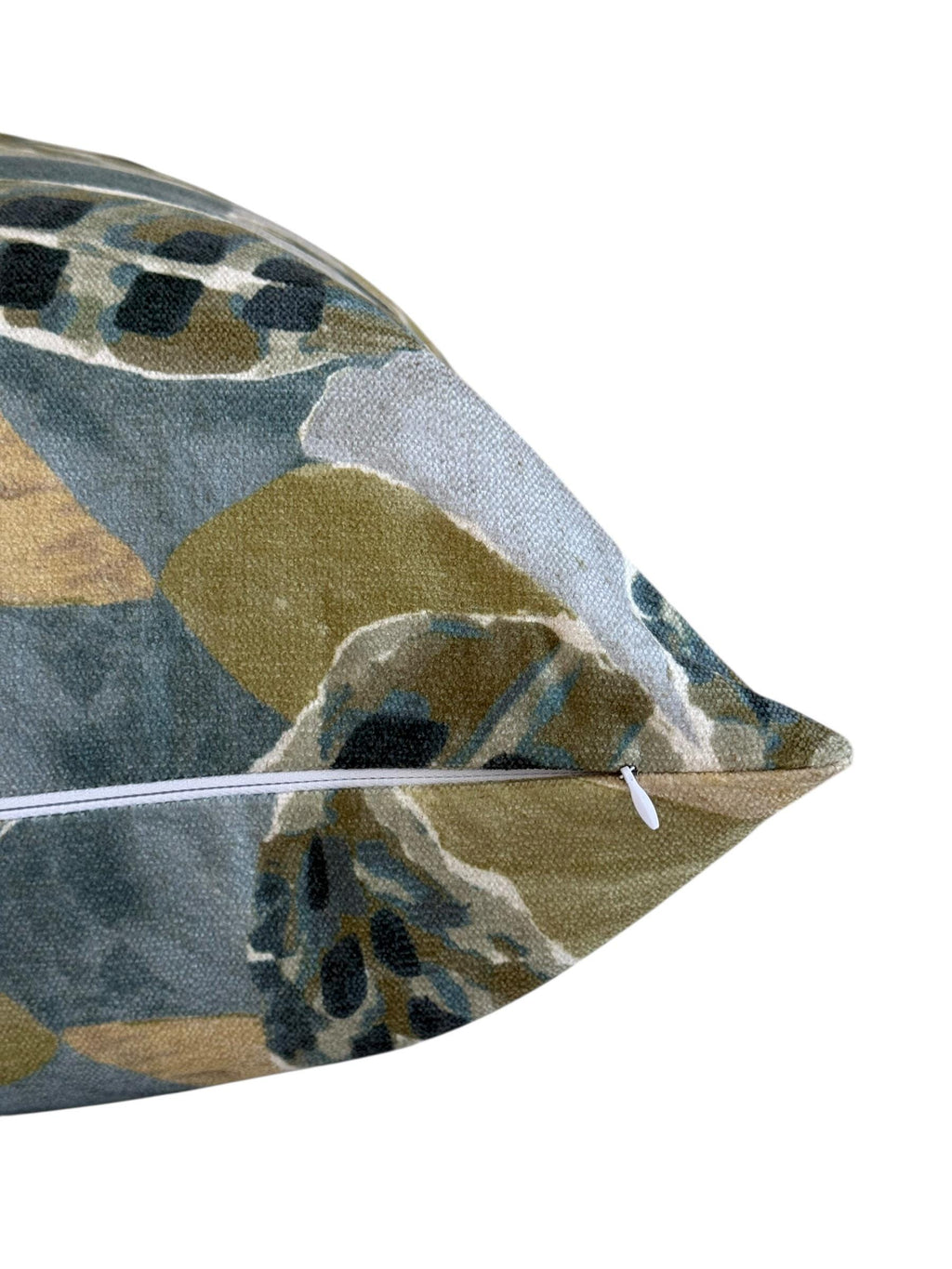 Beige Plaid Pillow Cover, Olive and Blue Check Cushion, Rustic Farmhouse Throw Pillow, Cozy Cabin Decor, Wool-Look Tartan Accent Pillow