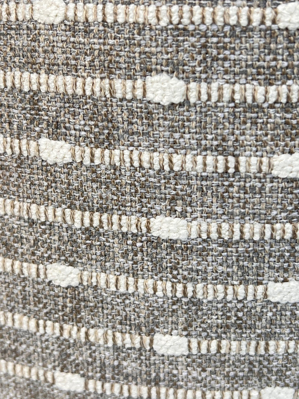 Woven Striped Pillow Cover, Raised Dotted Stripe Cushion