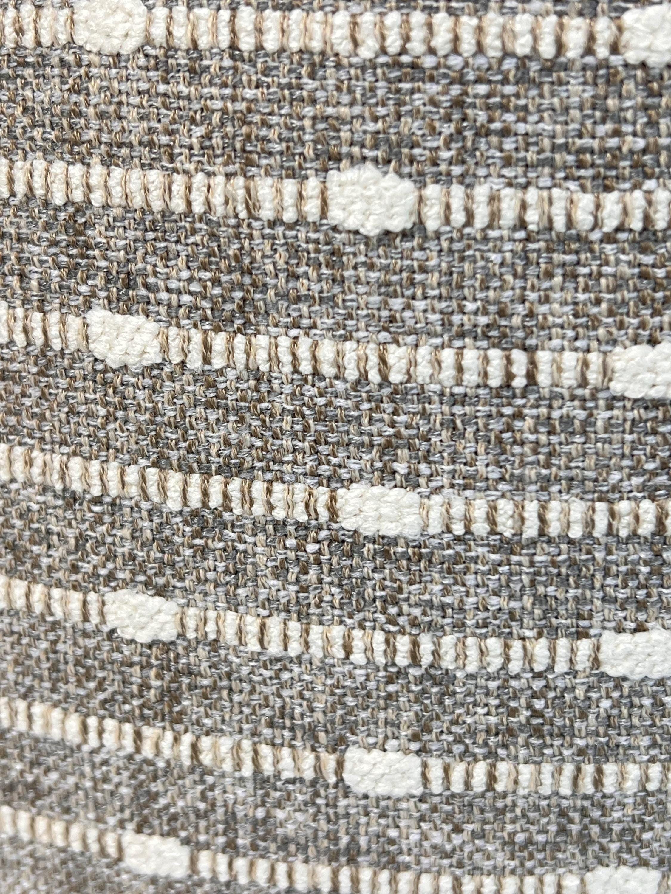 Woven Striped Pillow Cover, Raised Dotted Stripe Cushion