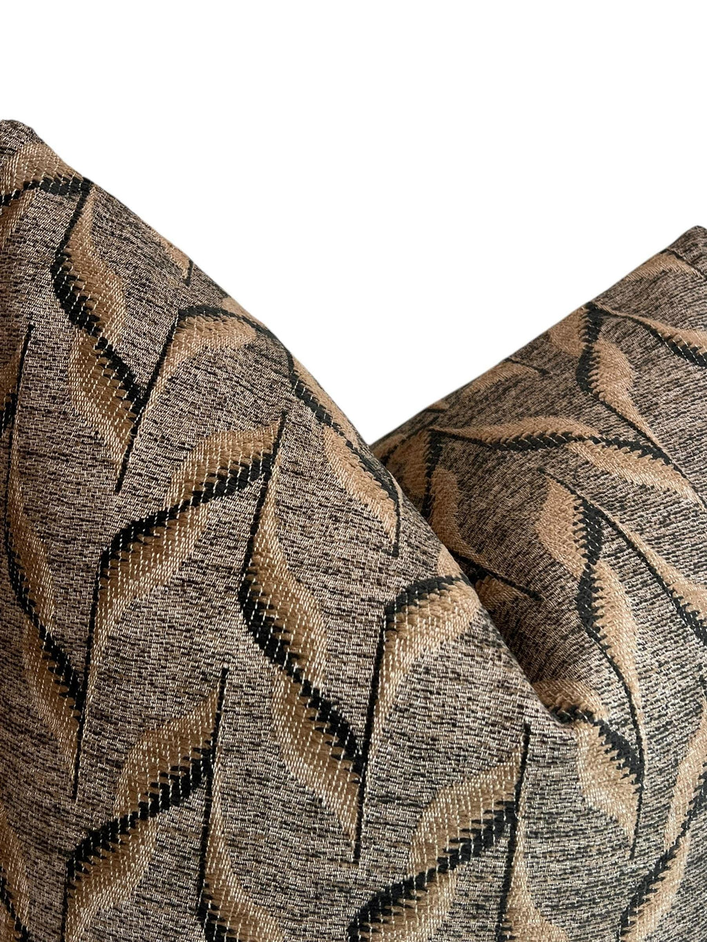 Geometric Woven Pillow Cover, Earth Tones, Handmade in USA